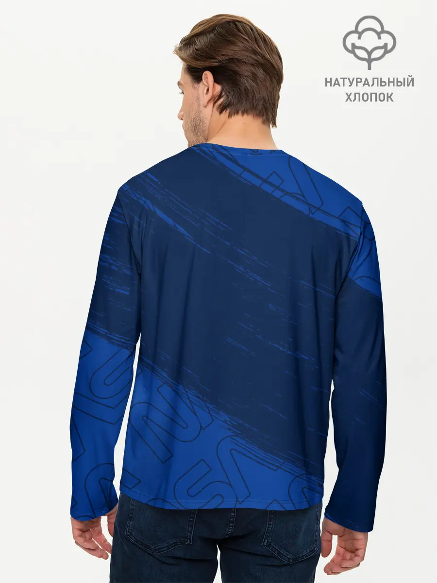 Мужской лонгслив базовый / NASA / НАСА (P007_P004ooo2580379, P004ooo2580379)