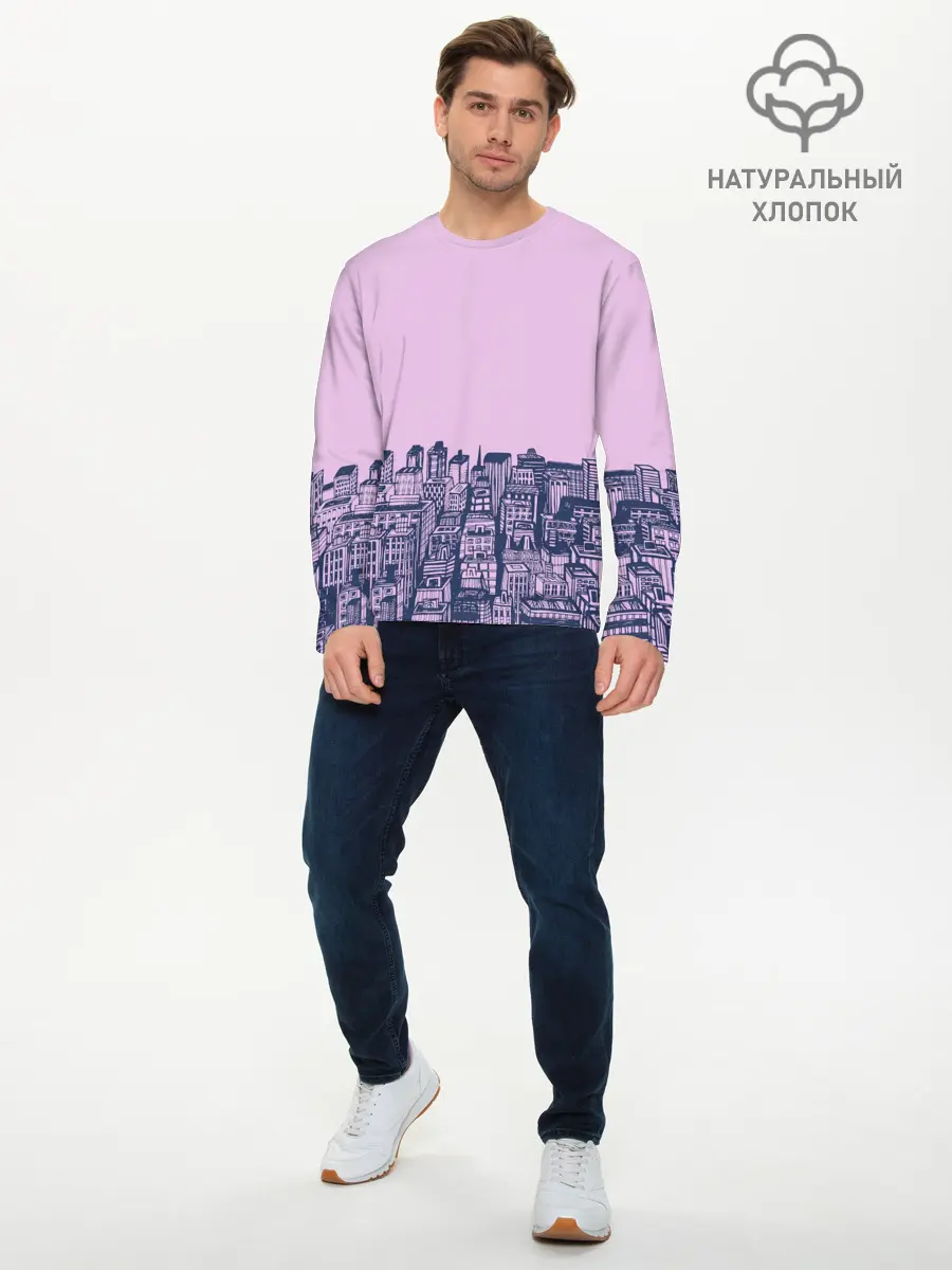 Мужской лонгслив базовый / город (P007_P004ooo2582839, P004ooo2582839)
