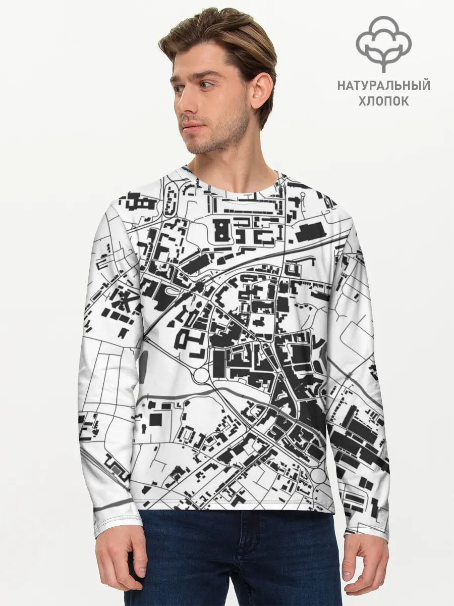 Мужской лонгслив базовый / генплан (P007_P004ooo2582689, P004ooo2582689)