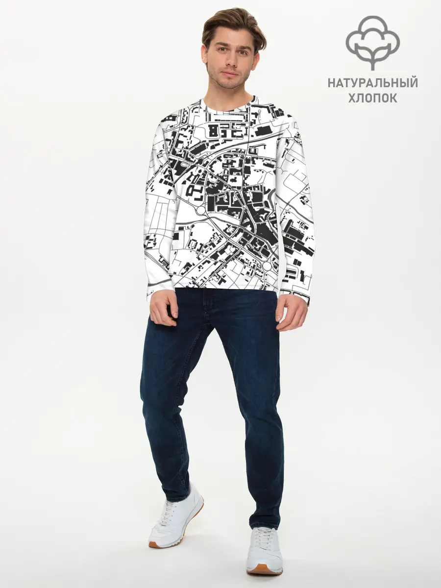 Мужской лонгслив базовый / генплан (P007_P004ooo2582689, P004ooo2582689)