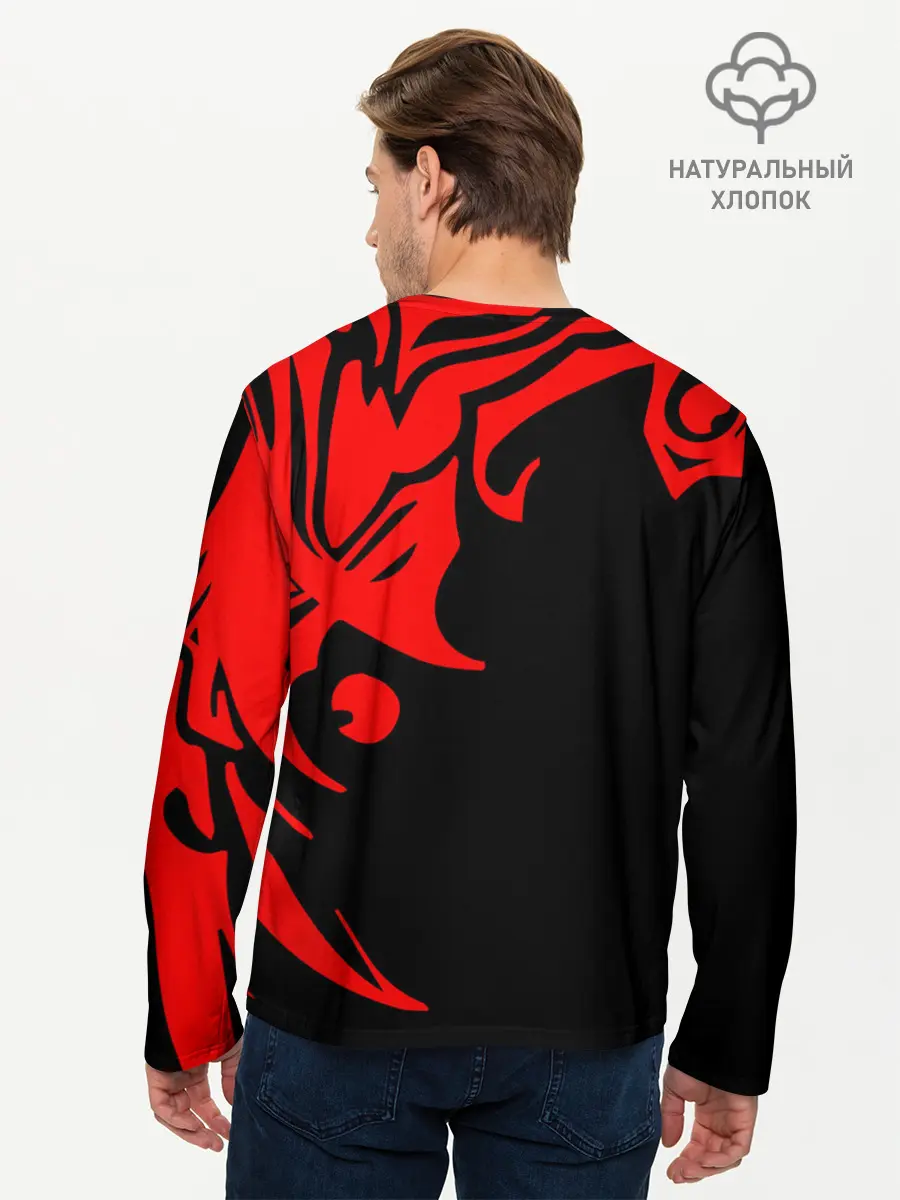 Мужской лонгслив базовый / Slipknot (P007_P004ooo2583415, P004ooo2583415)