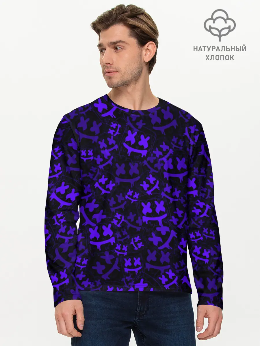 Мужской лонгслив базовый / MARSHMELLO NEON (P007_P004ooo2582397, P004ooo2582397)