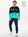 Мужской лонгслив базовый / BTS / БТС (P007_P004ooo2586435, P004ooo2586435)