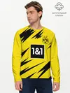 Мужской лонгслив базовый / HAALAND Borussia Dortmund (P007_P004ooo2586717, P004ooo2586717)