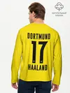 Мужской лонгслив базовый / HAALAND Borussia Dortmund (P007_P004ooo2586717, P004ooo2586717)