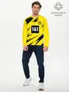 Мужской лонгслив базовый / HAALAND Borussia Dortmund (P007_P004ooo2586717, P004ooo2586717)
