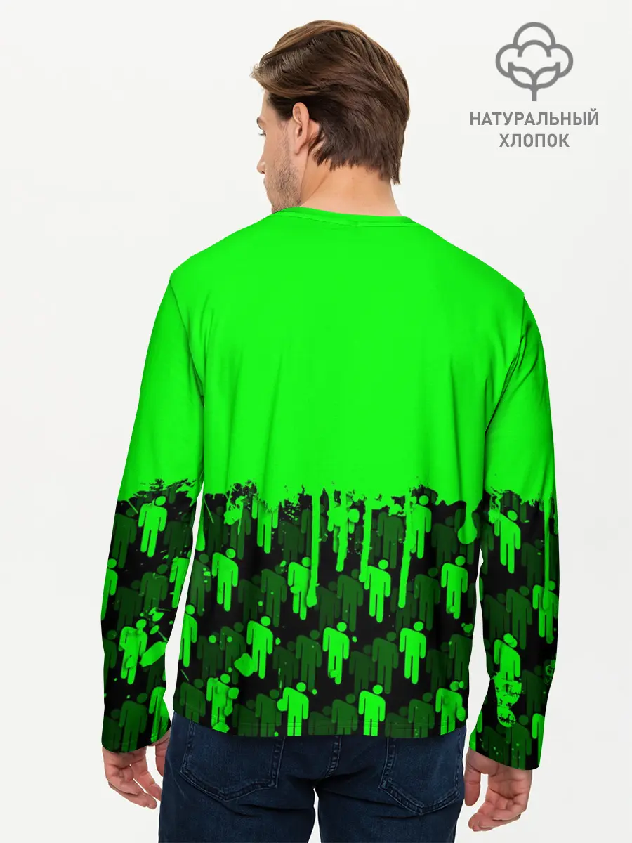 Мужской лонгслив базовый / BILLIE EILISH (P007_P004ooo2588159, P004ooo2588159)