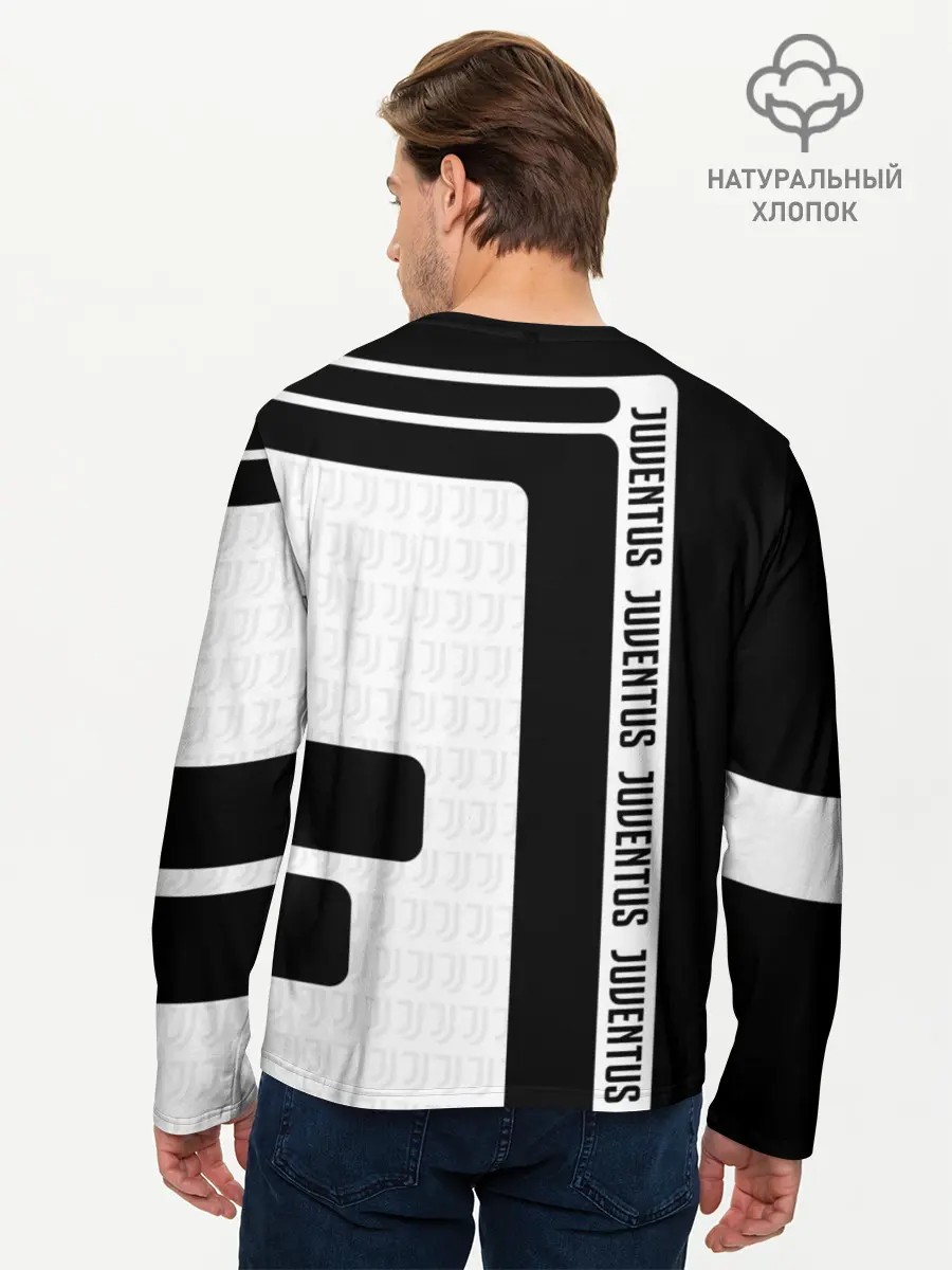 Мужской лонгслив базовый / Juventus (P007_P004ooo2587117, P004ooo2587117)