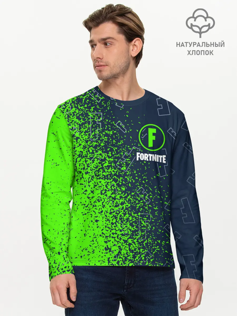 Мужской лонгслив базовый / FORTNITE / ФОРТНАЙТ (P007_P004ooo2590387, P004ooo2590387)