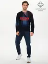 Мужской лонгслив базовый / Очень странные дела (P007_P004ooo2589479, P004ooo2589479)
