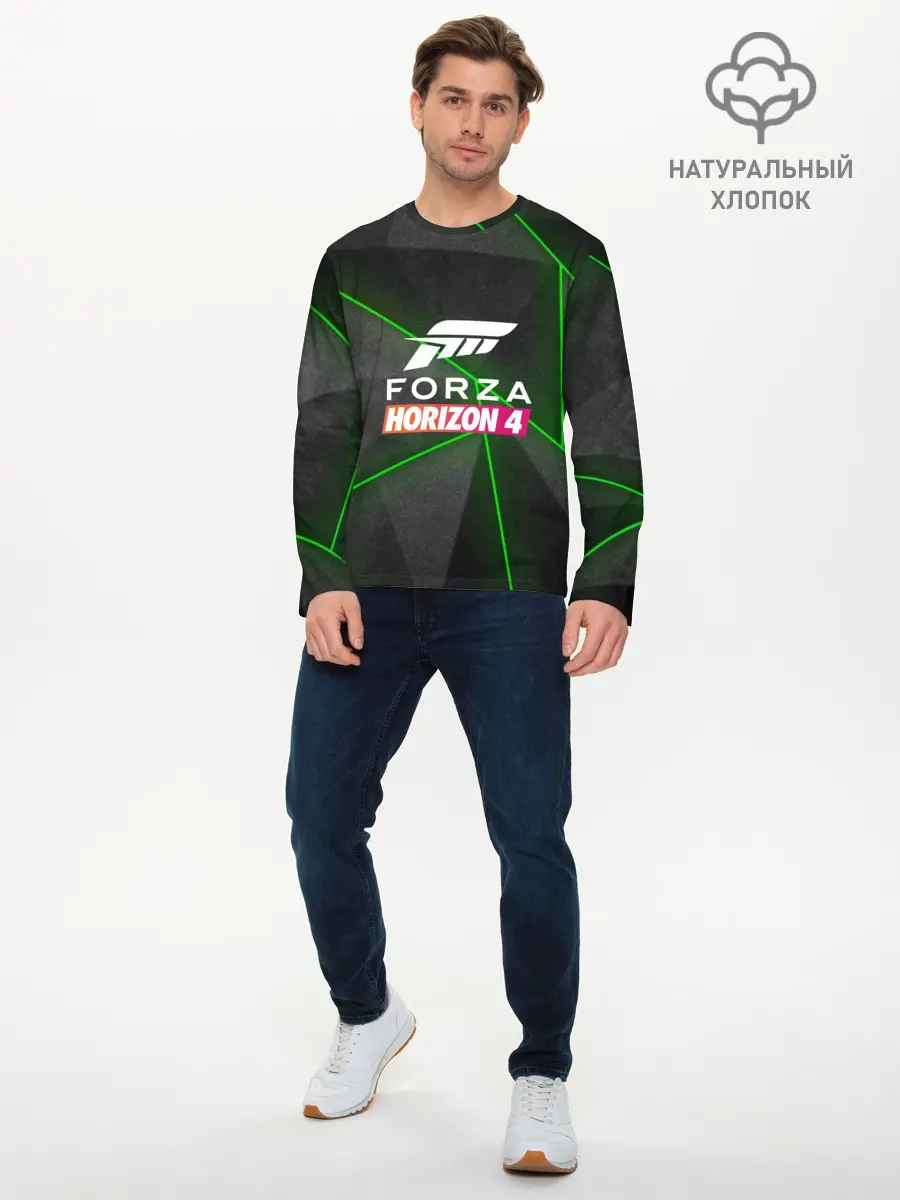 Мужской лонгслив базовый / Forza Horizon 4 Hi-tech (P007_P004ooo2593365, P004ooo2593365)