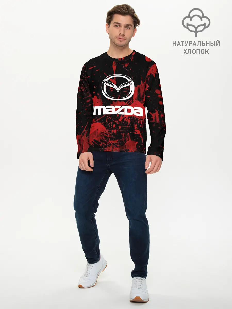 Мужской лонгслив базовый / Мазда (P007_P004ooo2595893, P004ooo2595893)