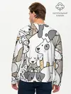 Мужской лонгслив базовый / Собачье собрание (P007_P004ooo2600139, P004ooo2600139)