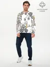 Мужской лонгслив базовый / Собачье собрание (P007_P004ooo2600139, P004ooo2600139)