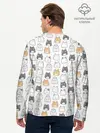 Мужской лонгслив базовый / Толстые котики (P007_P004ooo2602213, P004ooo2602213)