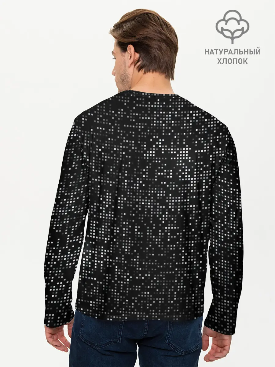 Мужской лонгслив базовый / Блестящие полутона (P007_P004ooo2603525, P004ooo2603525)
