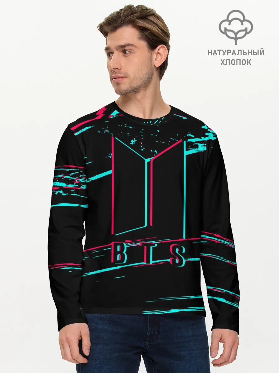 Мужской лонгслив базовый / BTS (P007_P004ooo2603887, P004ooo2603887)