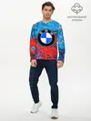 Мужской лонгслив базовый / BMW (P007_P004ooo2604243, P004ooo2604243)