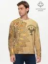 Мужской лонгслив базовый / Дагестан в золоте (P007_P004ooo2605755, P004ooo2605755)