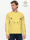 Мужской лонгслив базовый / Пика-Пика!? (P007_P004ooo2610525, P004ooo2610525)