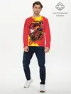 Мужской лонгслив базовый / The Flash (P007_P004ooo2610535, P004ooo2610535)