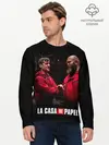 Мужской лонгслив базовый / Бумажный дом La Casa de Papel (P007_P004ooo2613691, P004ooo2613691)