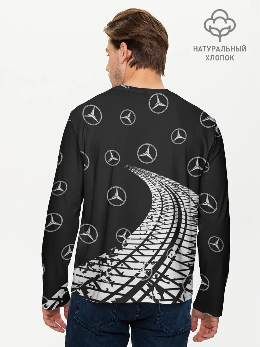 Мужской лонгслив базовый / MERCEDES / МЕРСЕДЕС (P007_P004ooo2612139, P004ooo2612139)