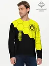 Мужской лонгслив базовый / Borussia Dortmund (P007_P004ooo2616013, P004ooo2616013)