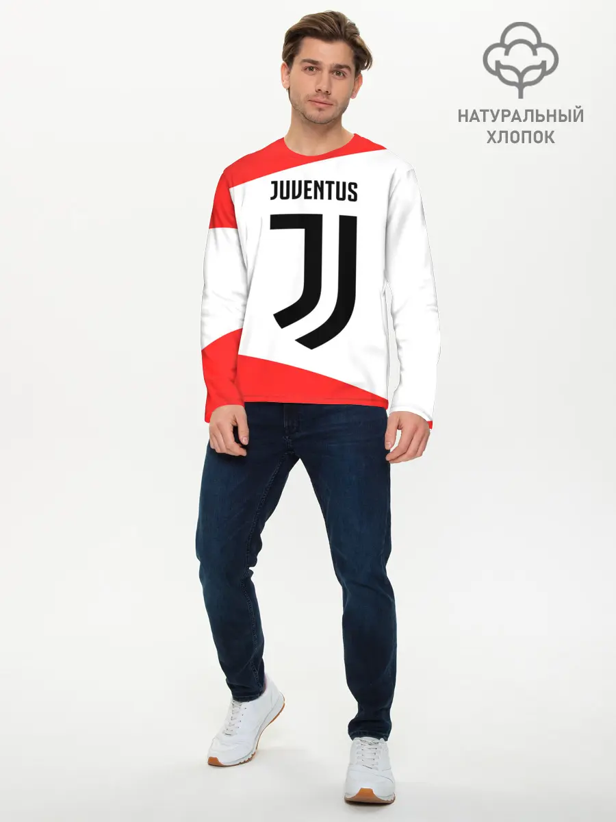 Мужской лонгслив базовый / JUVENTUS / ЮВЕНТУС (P007_P004ooo2615013, P004ooo2615013)