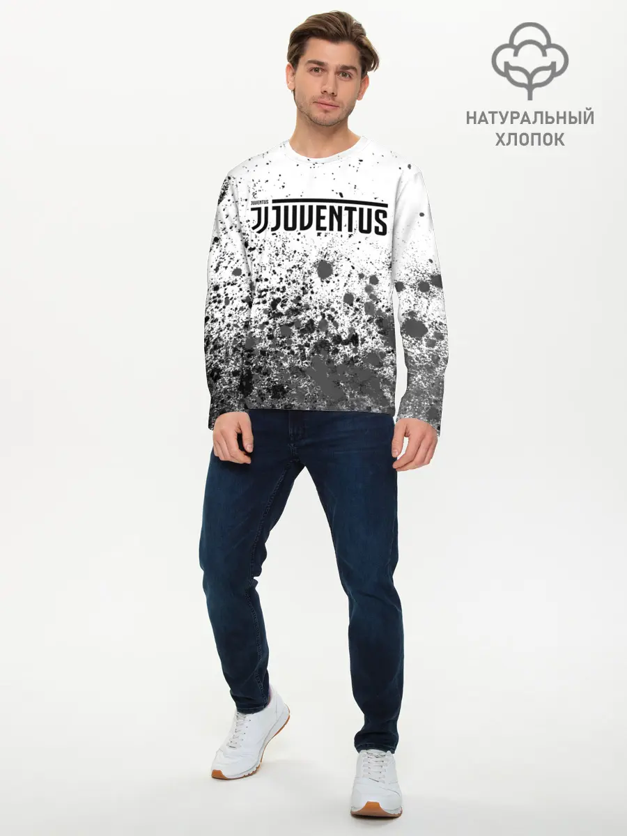 Мужской лонгслив базовый / JUVENTUS / ЮВЕНТУС (P007_P004ooo2615039, P004ooo2615039)