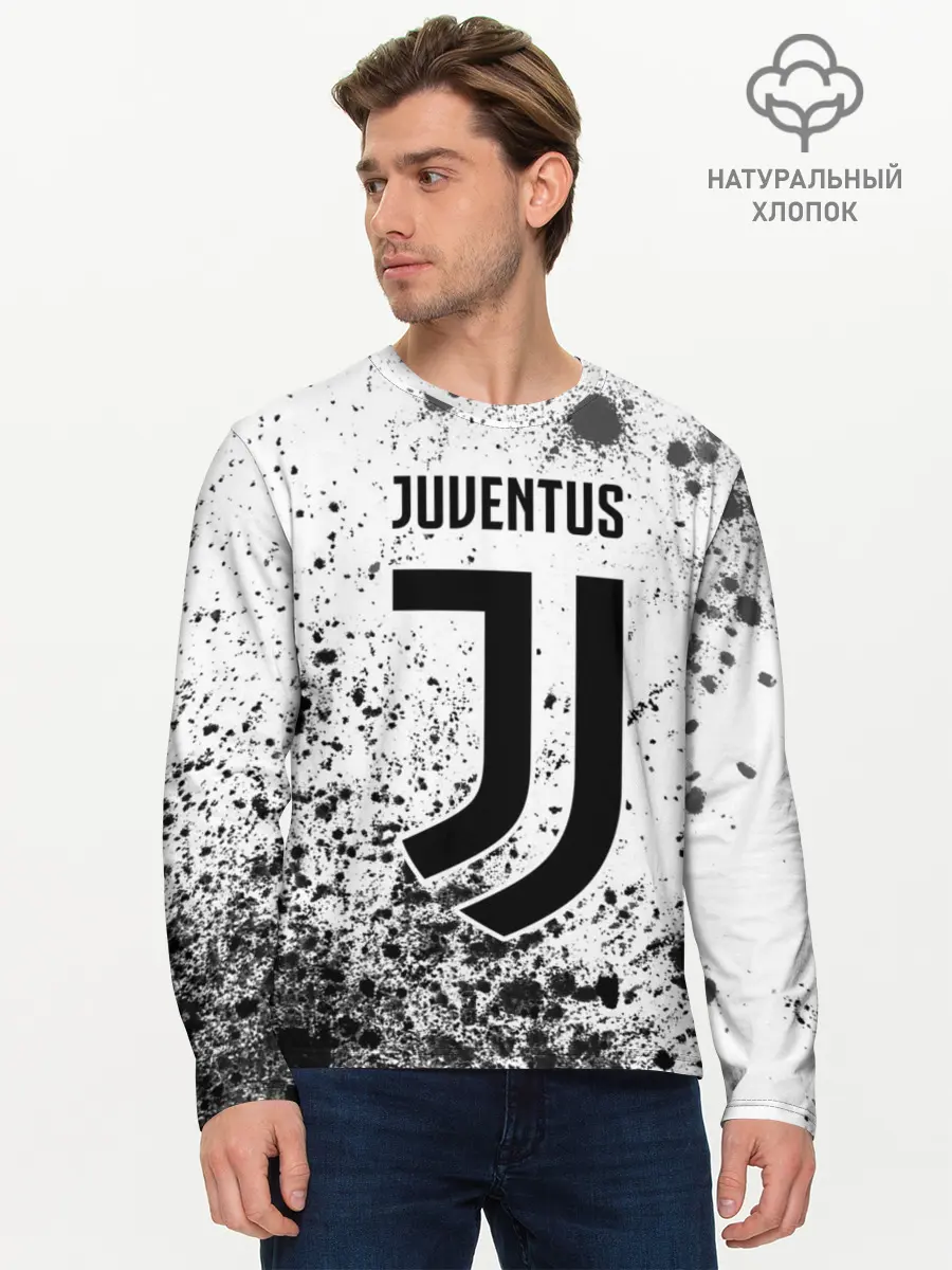 Мужской лонгслив базовый / JUVENTUS / ЮВЕНТУС (P007_P004ooo2615081, P004ooo2615081)