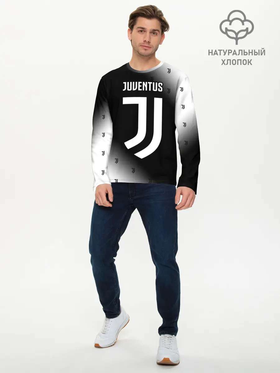 Мужской лонгслив базовый / JUVENTUS / ЮВЕНТУС (P007_P004ooo2617205, P004ooo2617205)