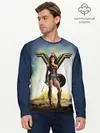 Мужской лонгслив базовый / Wonder Woman (P007_P004ooo2618413, P004ooo2618413)