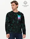 Мужской лонгслив базовый / BTS / БТС (P007_P004ooo2616771, P004ooo2616771)