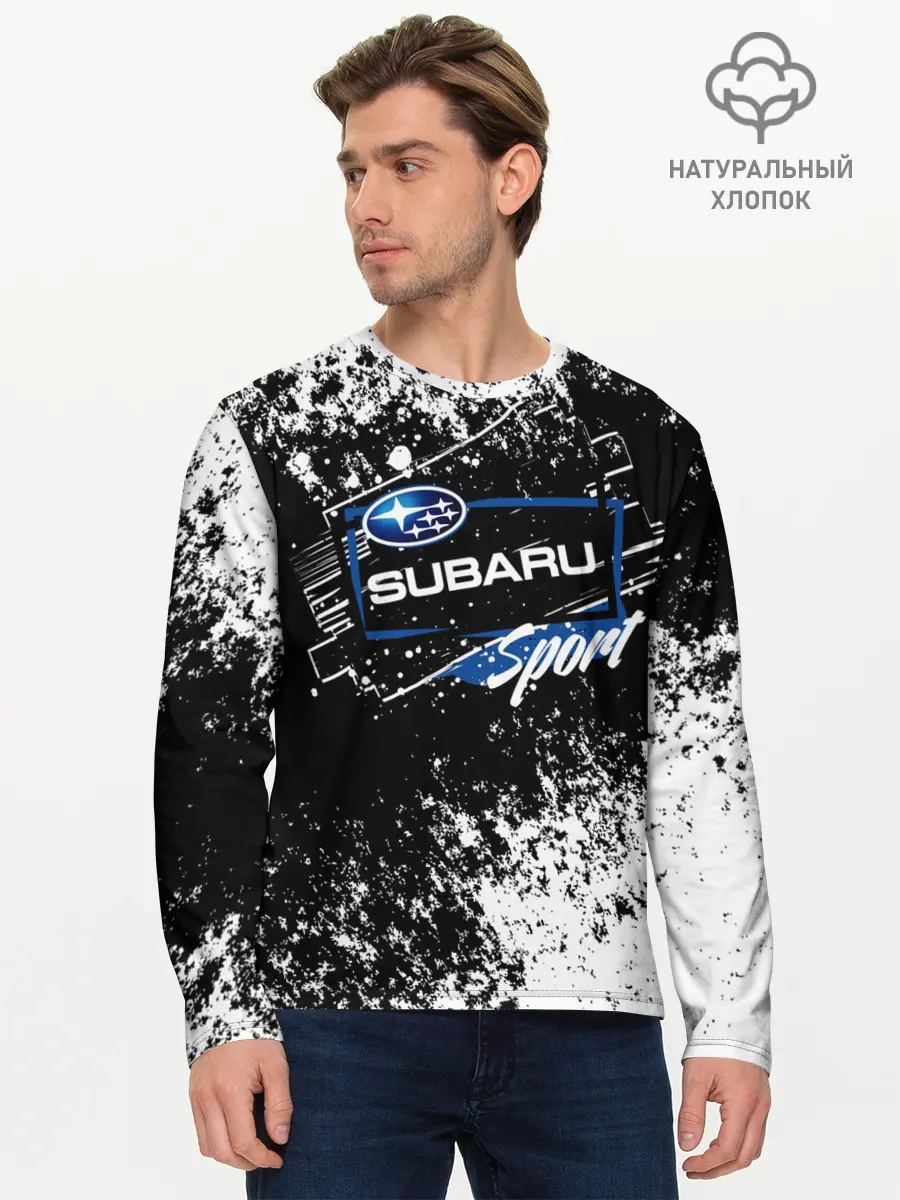 Мужской лонгслив базовый / SUBARU SPORT (P007_P004ooo2618873, P004ooo2618873)