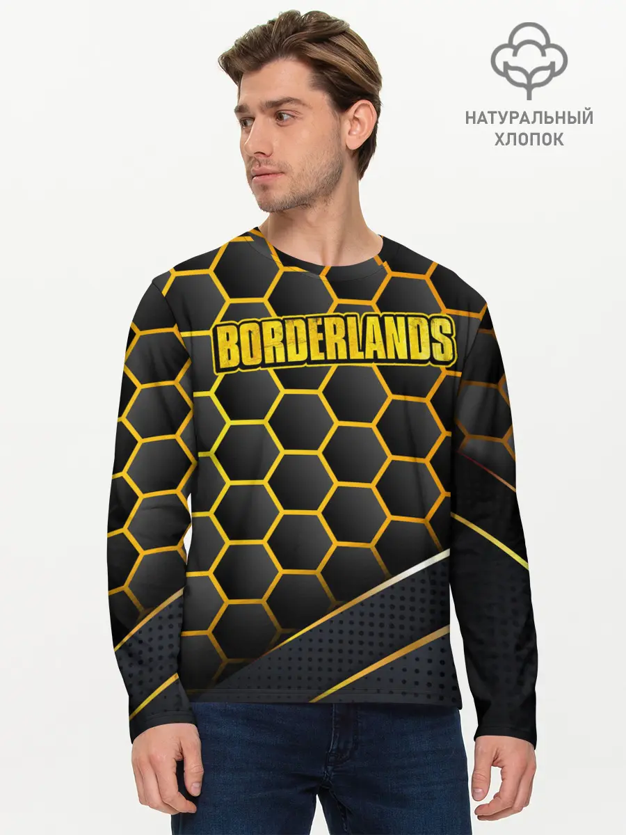 Мужской лонгслив базовый / Borderlands (P007_P004ooo2619243, P004ooo2619243)