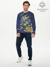 Мужской лонгслив базовый / Justice League (P007_P004ooo2620687, P004ooo2620687)
