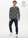 Мужской лонгслив базовый / Голова с острова Пасхи (P007_P004ooo2620693, P004ooo2620693)