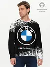 Мужской лонгслив базовый / BMW / БМВ (P007_P004ooo2624013, P004ooo2624013)