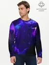 Мужской лонгслив базовый / Космическое небо (P007_P004ooo2621749, P004ooo2621749)