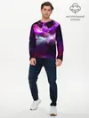 Мужской лонгслив базовый / Космическое небо (P007_P004ooo2621765, P004ooo2621765)