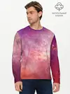 Мужской лонгслив базовый / Космическое небо (P007_P004ooo2621821, P004ooo2621821)