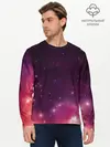 Мужской лонгслив базовый / Космическая вспышка (P007_P004ooo2621887, P004ooo2621887)