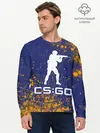 Мужской лонгслив базовый / CS GO | КС ГО (P007_P004ooo2624053, P004ooo2624053)