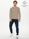 Мужской лонгслив базовый / Костюм в клетку (P007_P004ooo2628413, P004ooo2628413)