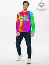 Мужской лонгслив базовый / Fall Guys (P007_P004ooo2628945, P004ooo2628945)