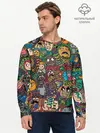 Мужской лонгслив базовый / Цветные мемы из ВК (P007_P004ooo2628991, P004ooo2628991)