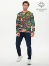 Мужской лонгслив базовый / Цветные мемы из ВК (P007_P004ooo2628991, P004ooo2628991)