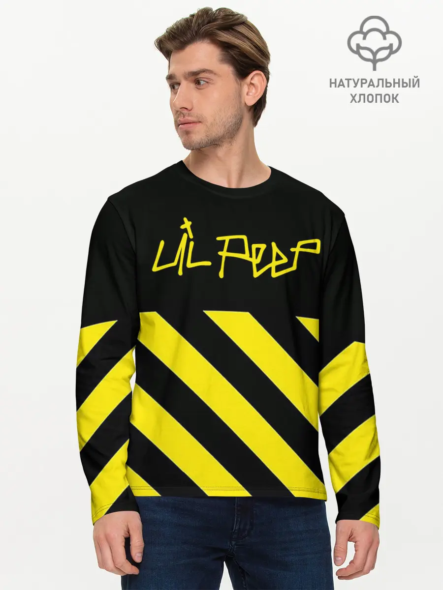 Мужской лонгслив базовый / Lil Peep (P007_P004ooo2626637, P004ooo2626637)