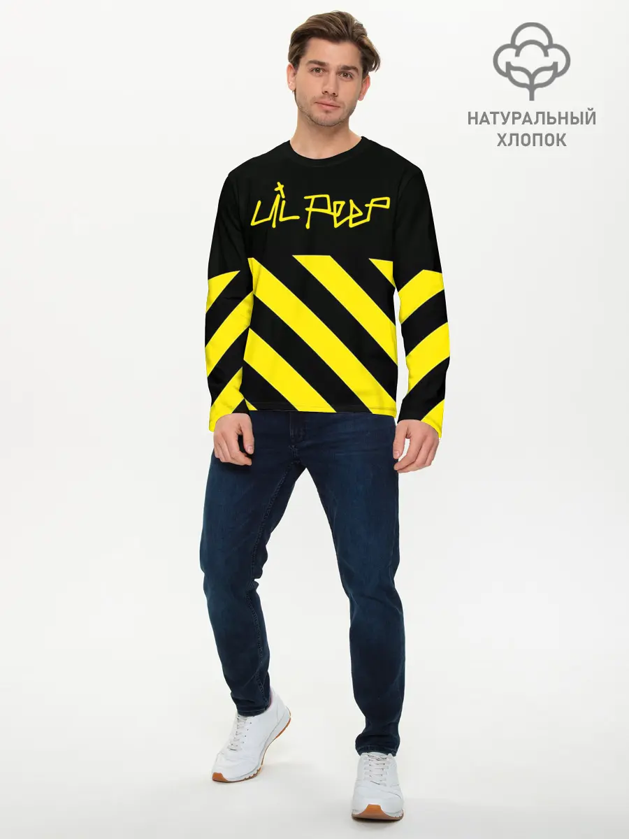 Мужской лонгслив базовый / Lil Peep (P007_P004ooo2626637, P004ooo2626637)